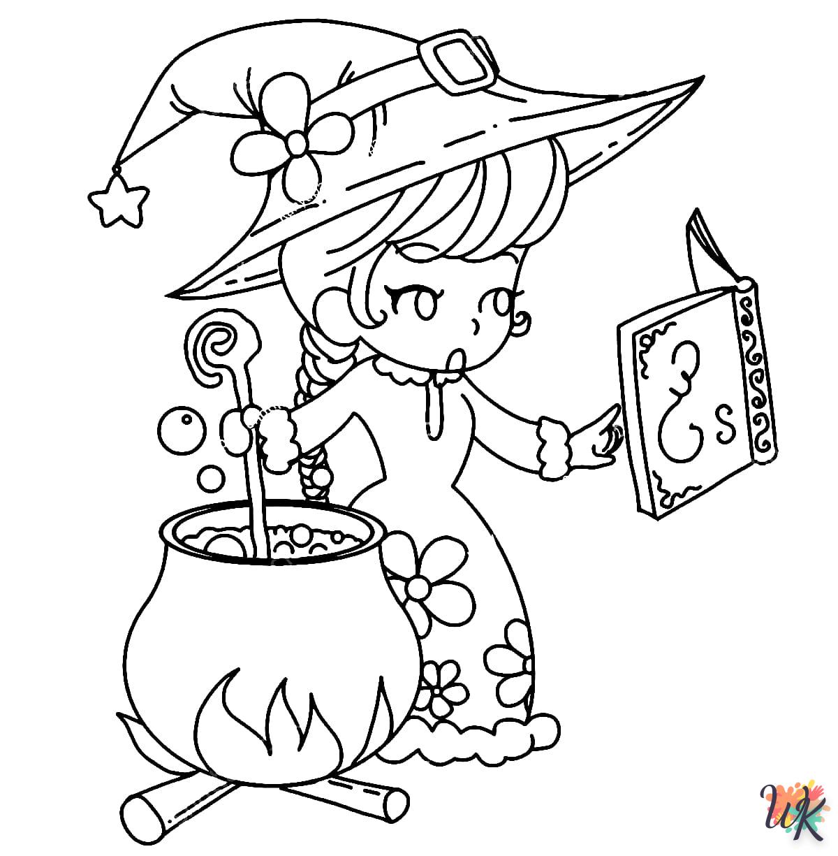Strega 26 Disegni da Colorare Strega 24